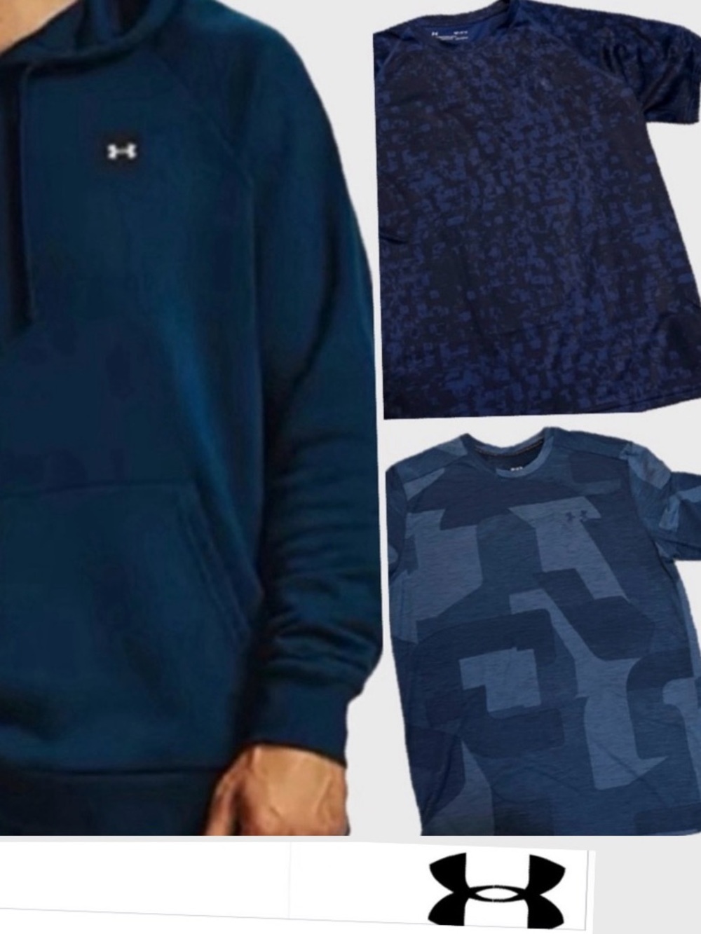 Under Armour Bundle – Hoodie + 2 tees Athletic & Casual Wear